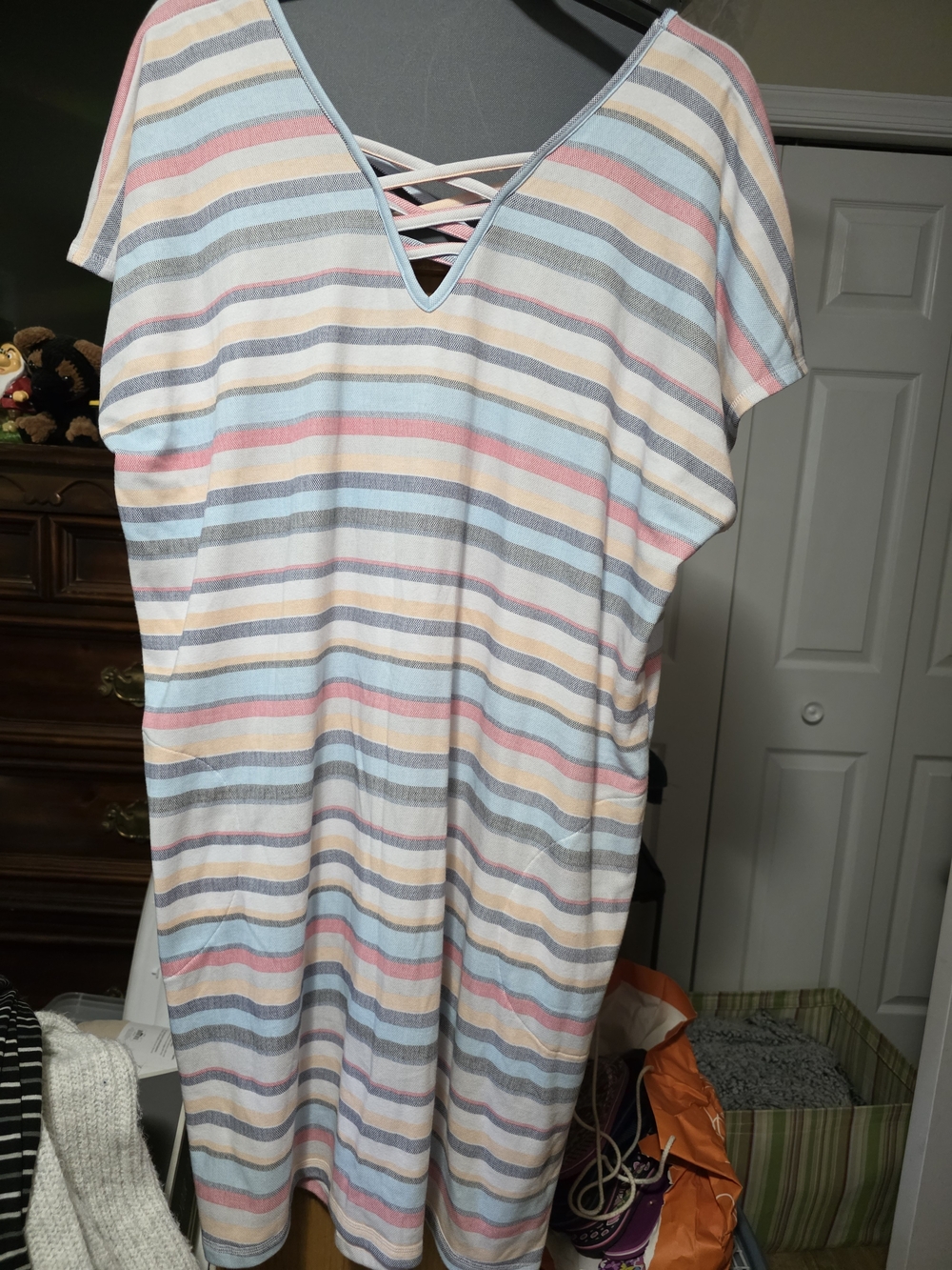 Womens Striped Dress